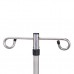 Clinton Six-Leg, Space-Saver, Heavy Duty, Stainless Steel 4-Hook Infusion Pump Stand Model IVS-704